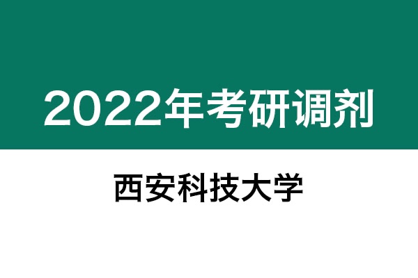 西安科技大學(xué)2022年考研調(diào)劑信息